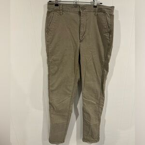 Old Navy Olive Green Pants Women Sz 10 Tall OG Chino Pant High Waisted